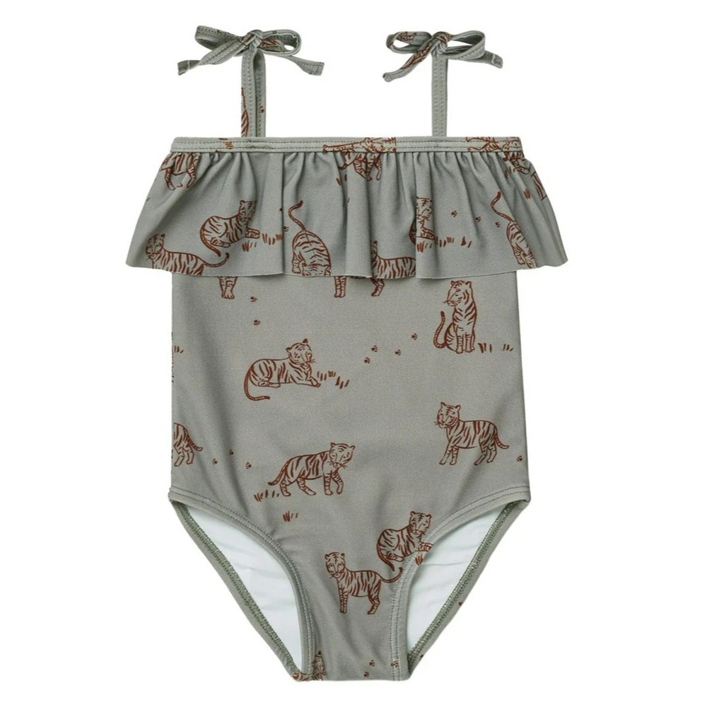 Rylee + Cru Ruffle One Piece Tigers